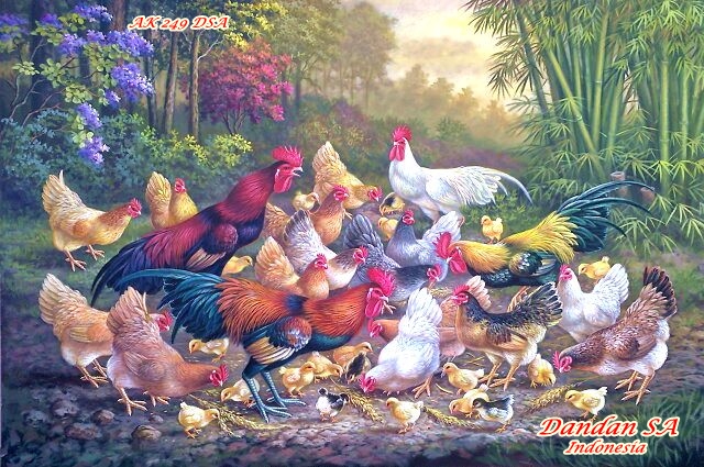 Lukisan ayam kampung
